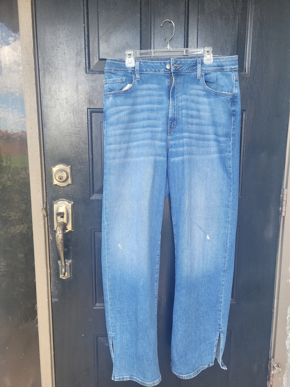 Fashion Nova Light Blue Straight Leg Women's Jeans